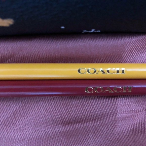 Coach X Disney  Pencil Case +2 Coach Pencils - Picture 8 of 9